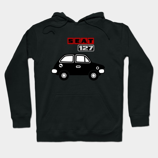 Retro Car Hoodie by soniapascual